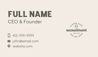 Cursive Studio Headset Business Card Image Preview