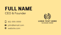 Creative Letter N Business Card Image Preview