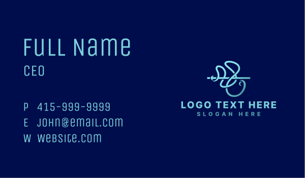 Creative Wave Technology Business Card Design Image Preview