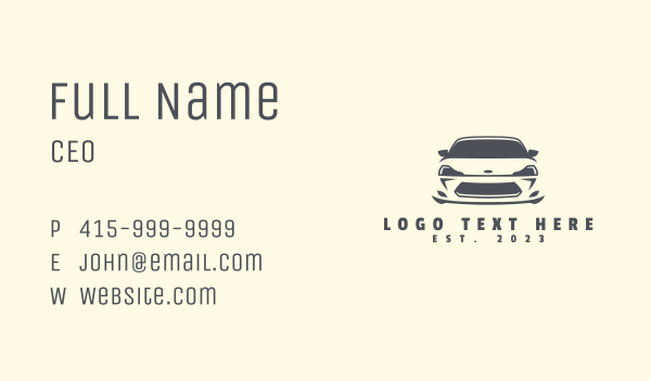 Automobile Car Repair Business Card Design Image Preview