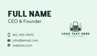 Landscaping Lawn Mower Business Card Design