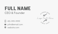 Hipster Arrow Wordmark Business Card Image Preview