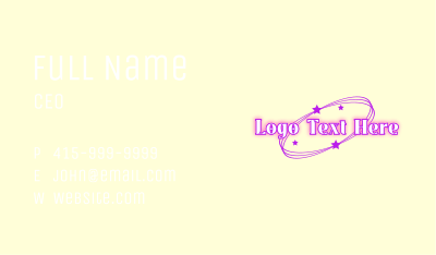 Aesthetic Celestial Beauty Business Card Image Preview