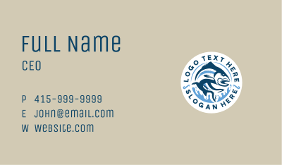 Fishing Seafood Market Business Card Image Preview