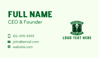 Green Industrial Machine Business Card Image Preview