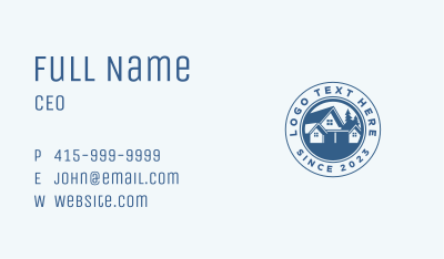 House Roofing Property Business Card Image Preview