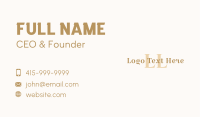 Luxury Business Letter  Business Card Image Preview