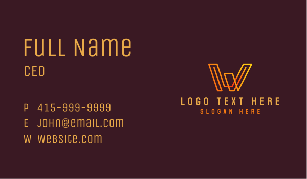 Gradient Architect Builder Business Card Design Image Preview