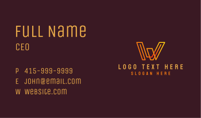 Gradient Architect Builder Business Card Image Preview