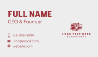 Transportation Dump Truck Business Card Image Preview