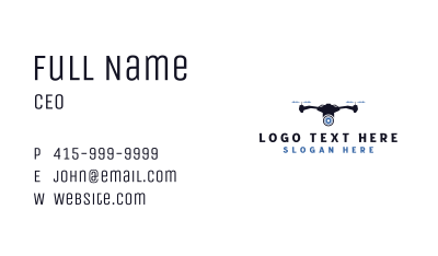 Surveillance Drone Camera Business Card Image Preview