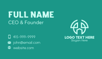 Teal Home Real Estate Business Card Image Preview