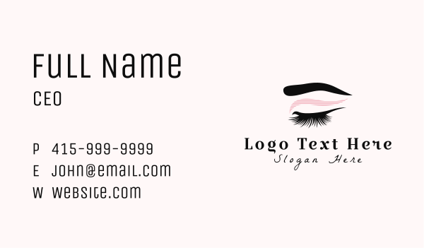 Lashes Cosmetic Surgery Business Card Design Image Preview