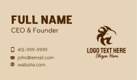 Horse Mane Head  Business Card Image Preview