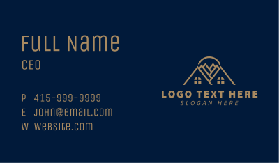 House Structure Builder Business Card