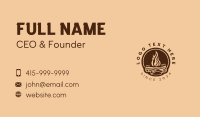 Outdoor Survival Bonfire Business Card Preview