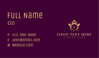 Royal Crown Crest Lettermark Business Card Image Preview
