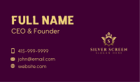 Royal Crown Crest Lettermark Business Card Image Preview