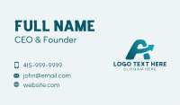 Freight Arrow Letter A Business Card Image Preview