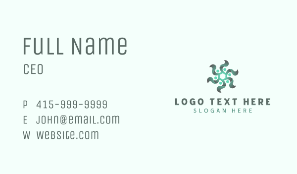 Organization Support People Business Card Design Image Preview