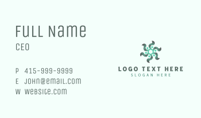 Organization Support People Business Card Image Preview