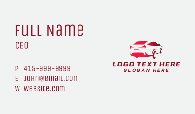 SUV Auto Transportation Business Card Image Preview