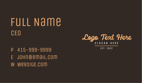 Yellow Vintage Firm  Business Card Design Image Preview