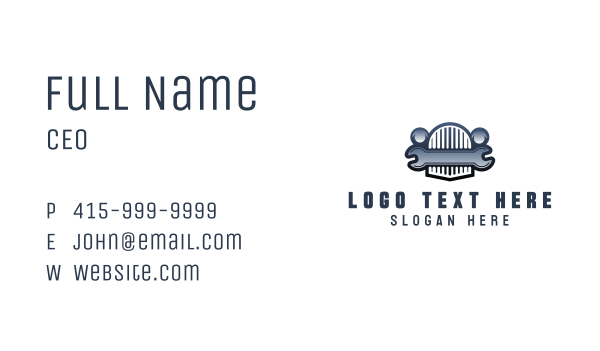 Wrench Vehicle Mechanic Business Card Design Image Preview