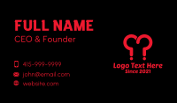 Love Quiz Question  Business Card Design