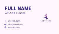 Beautiful Lady Dancer  Business Card Image Preview