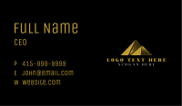 Premium Deluxe Pyramid Business Card Image Preview
