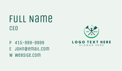 Home Cleaning Tools Business Card Image Preview