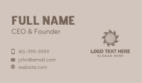 Rustic Lumberjack Tool Business Card Image Preview