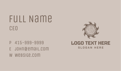 Rustic Lumberjack Tool Business Card Image Preview