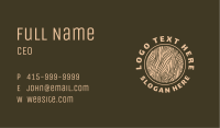 Round Wood Texture Business Card Image Preview