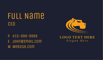 Gold Lion Bank Business Card