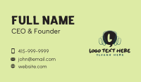 Speech Bubble Headset Business Card Design