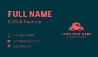 Red Cog Automobile Business Card Preview