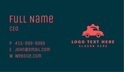 Red Cog Automobile Business Card Image Preview