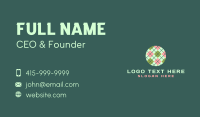 Fabric Pattern  Business Card Design