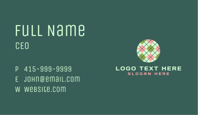 Fabric Pattern  Business Card Image Preview