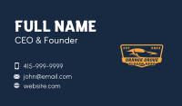 Orange Race Car Business Card Image Preview