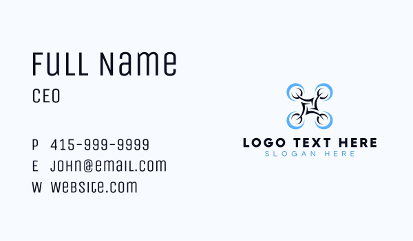 Drone Flying Tech Business Card Design Image Preview