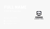 Pixel Skull Arcade  Business Card Image Preview