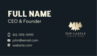 Luxury Gold Eagle Business Card Image Preview