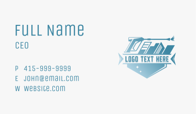 Building Pressure Washing  Business Card Image Preview