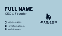 Logistics Cargo Letter L Business Card Preview