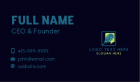 Microphone Talk Podcast Business Card Image Preview