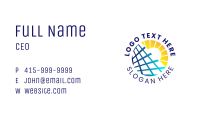 Solar Power Electricity  Business Card Image Preview