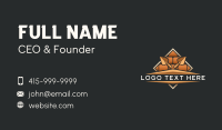 Bricklaying Masonry Contractor Business Card Design